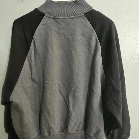 Quicksilver long-sleeved gray & black medium - Picture 5 of 9